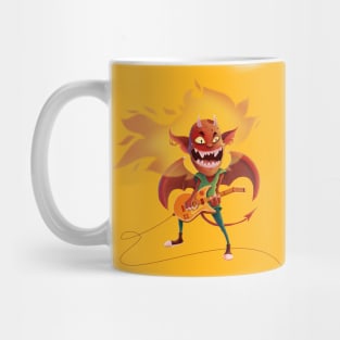 Musician on Fire Mug